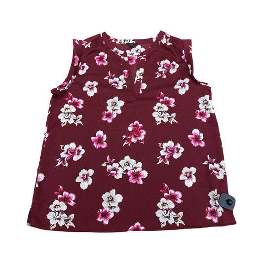 Top Sleeveless By Ann Taylor In Multi, Size:L