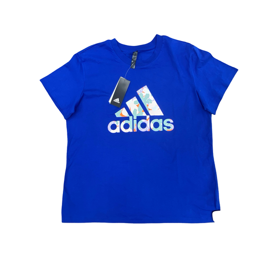 Top Ss By Adidas In Blue, Size:Xl