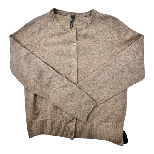 Sweater Cardigan By Anthropologie In Taupe, Size:S