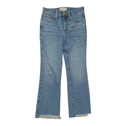 Jeans Boot Cut By Madewell In Blue Denim, Size:0