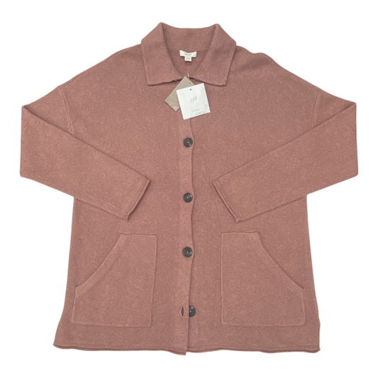 Sweater Cardigan By Pure Jill In Mauve, Size:S