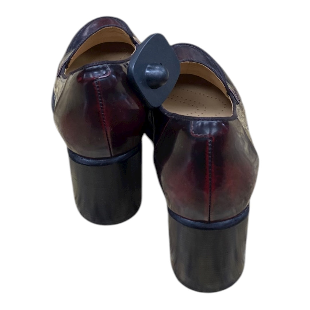 Shoes Heels Block By Clarks In Red, Size:7.5