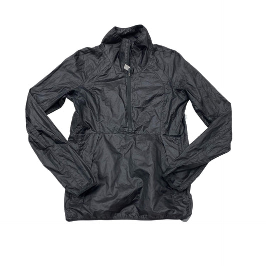 Athletic Jacket By Lululemon In Black, Size:6