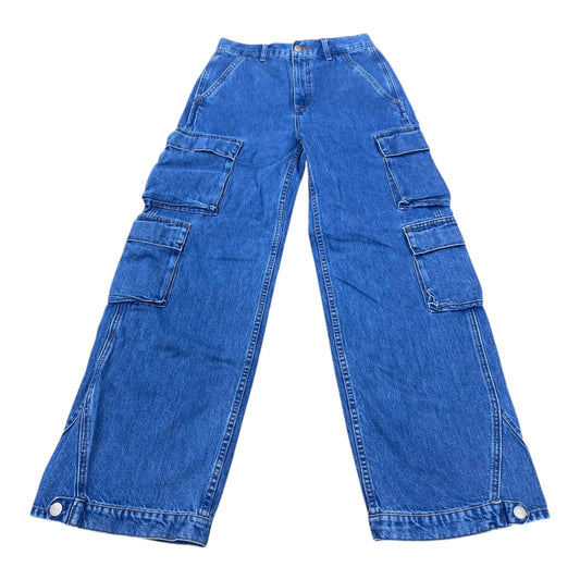 Jeans Straight By Denim Forum In Blue Denim, Size:0