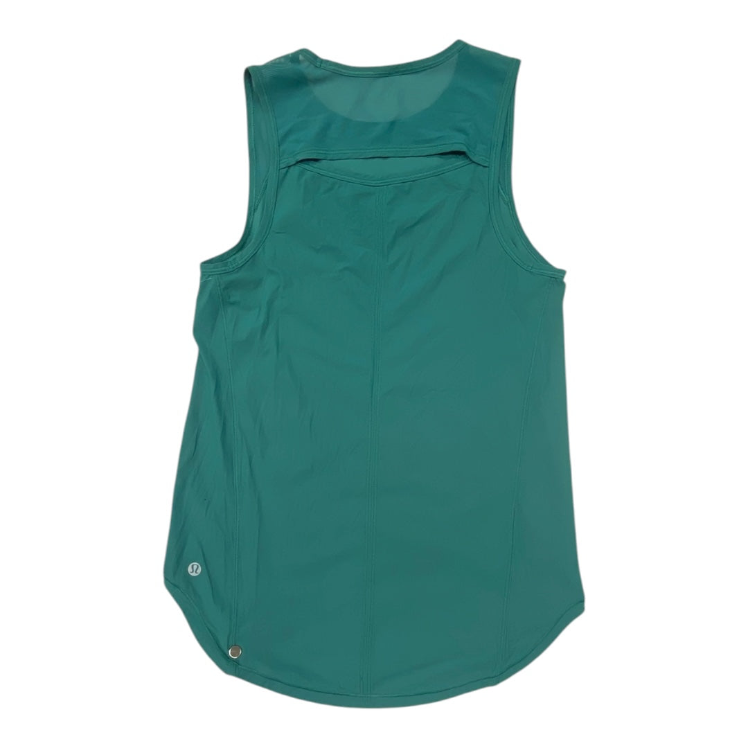 Athletic Tank Top By Lululemon In Green, Size:S