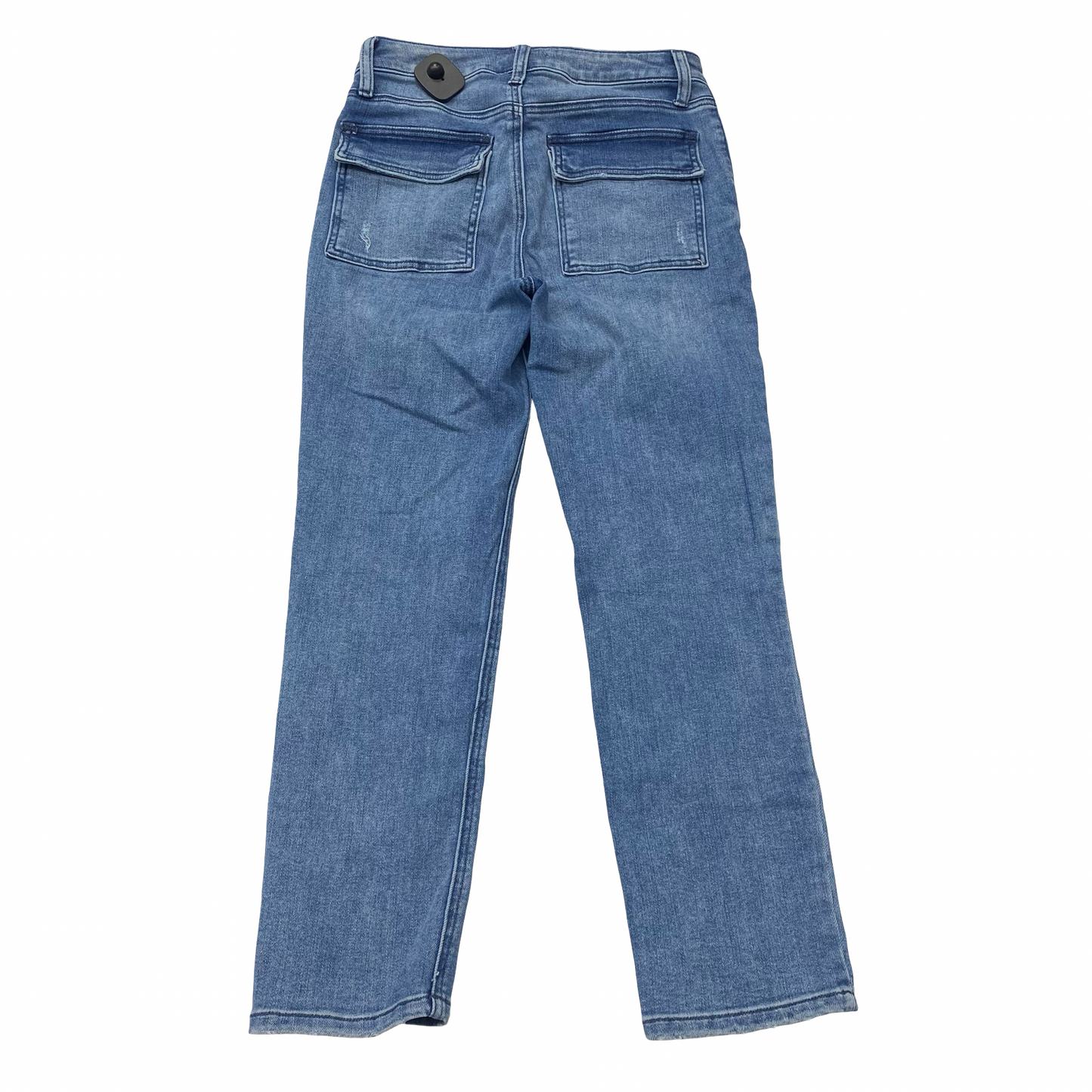 Jeans Straight By Kut In Blue Denim, Size:4