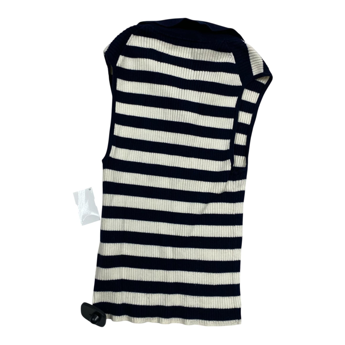 Top Sleeveless By Madewell In Striped Pattern, Size:M