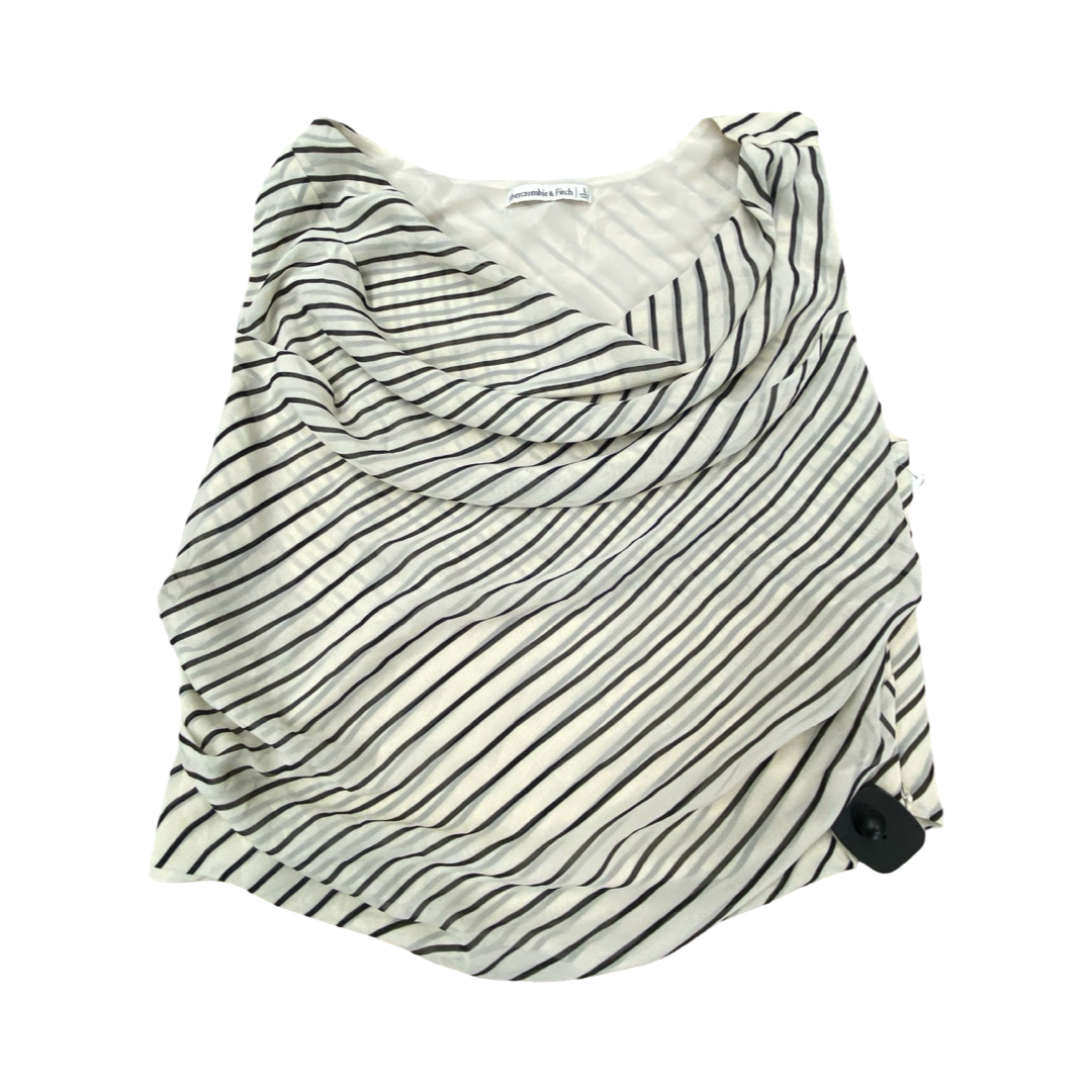 Top Sleeveless By Abercrombie And Fitch In Striped Pattern, Size:L