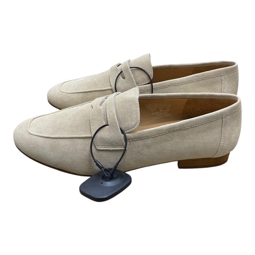 Shoes Flats By Quince In Beige, Size:7
