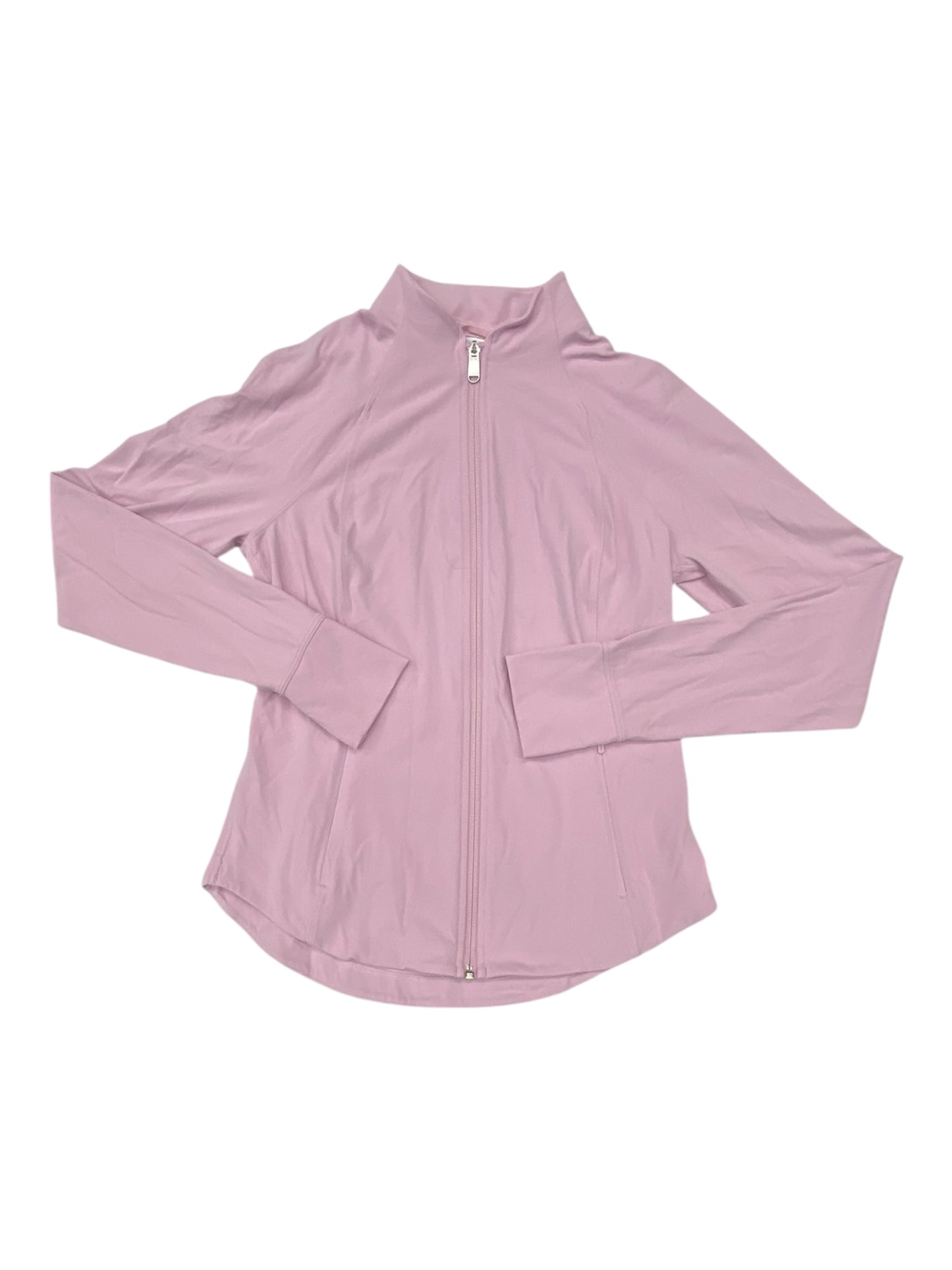 Athletic Jacket By Athleta In Pink, Size:M