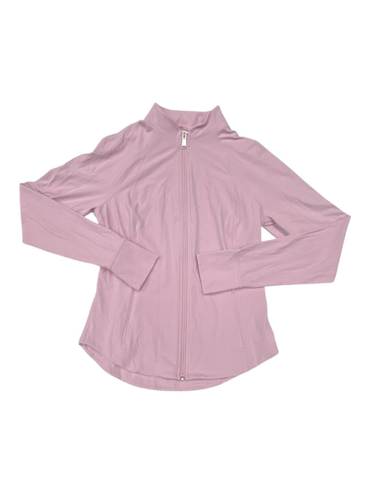 Athletic Jacket By Athleta In Pink, Size:M