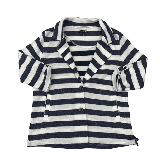 Blazer By Tribal In Striped Pattern, Size:M