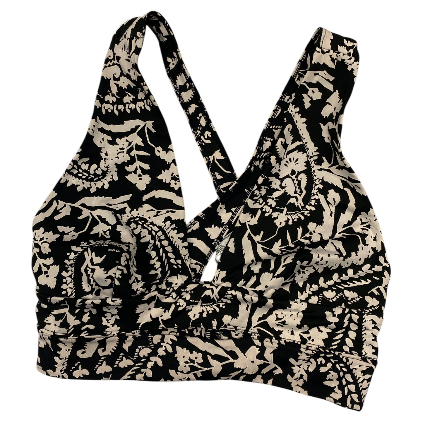 Athletic Bra By Free People In Floral Print, Size:S
