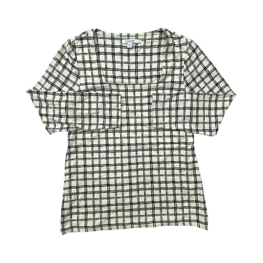 Top Ls By Chicos In Black & Cream, Size:S