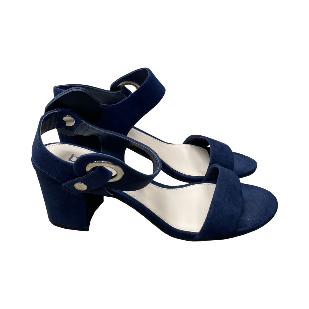 Shoes Heels Block By Bar Iii In Navy, Size:7