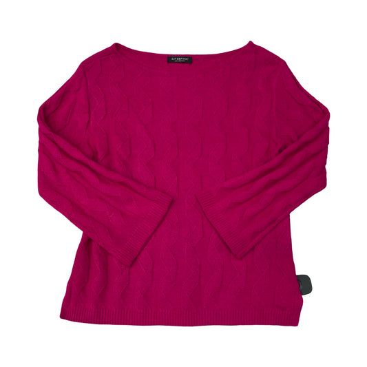 Sweater By Liverpool In Pink, Size:S
