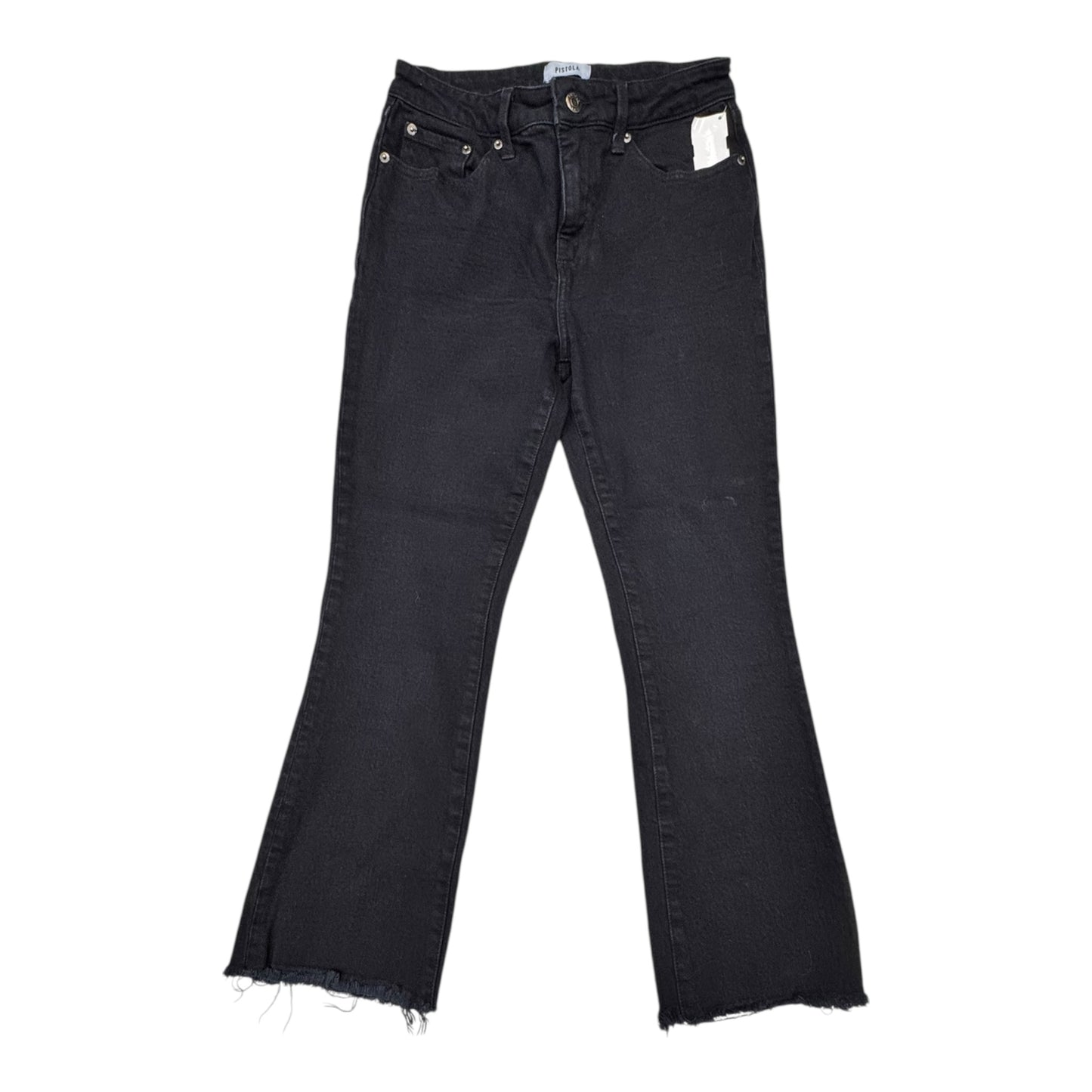 Jeans Boot Cut By Pistola In Black Denim, Size:2