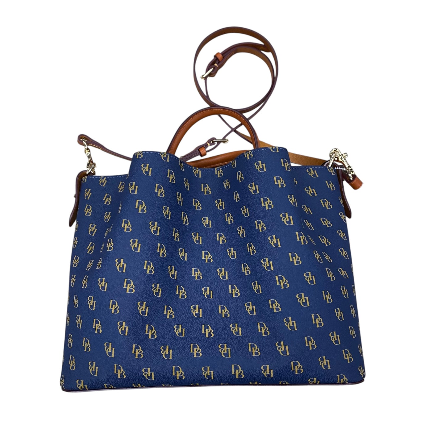 Handbag Designer By Dooney And Bourke In Navy, Size:Medium
