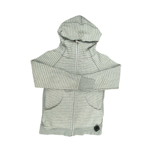 Athletic Jacket By Lululemon In Grey, Size:10