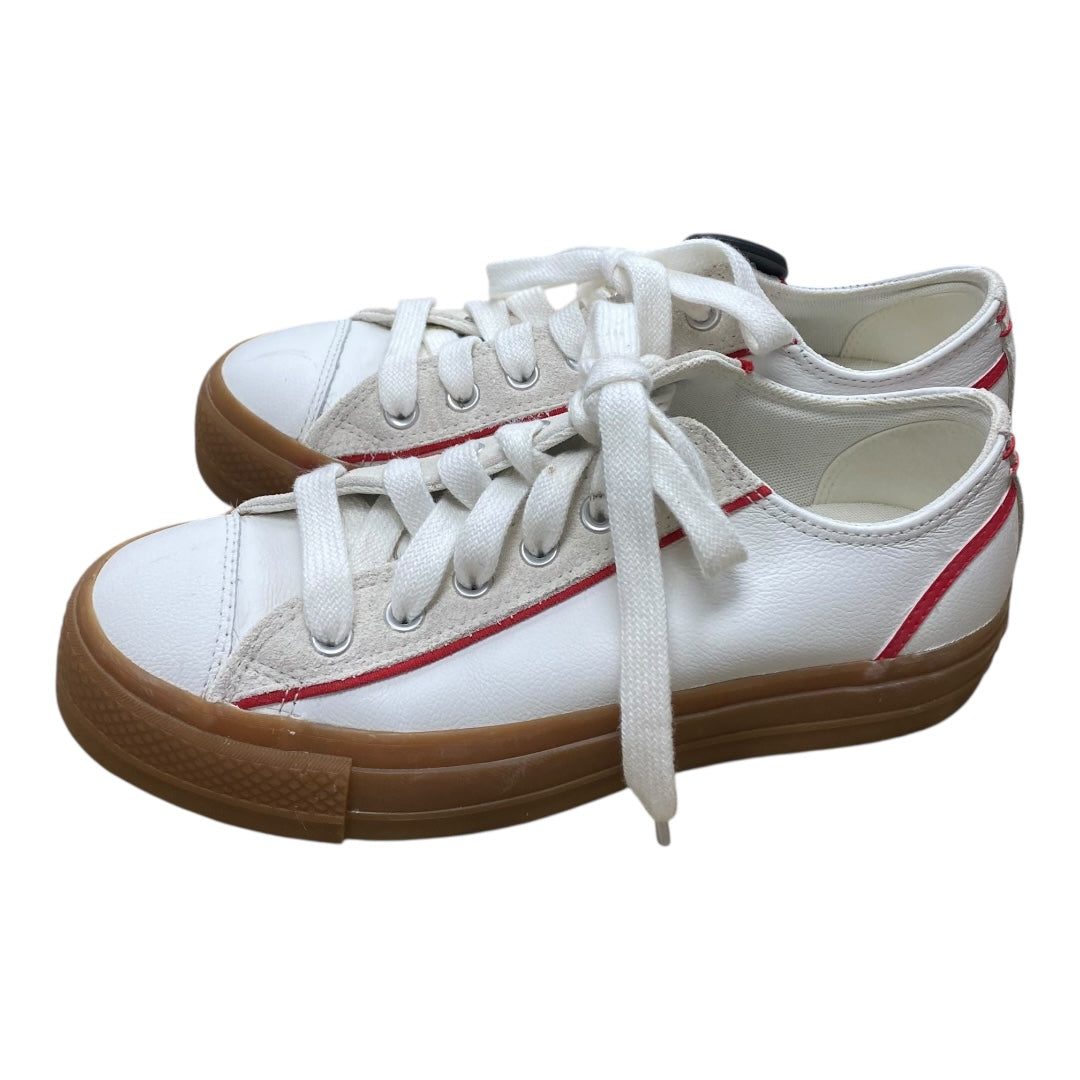 Shoes Sneakers By Converse In Red & White, Size:9