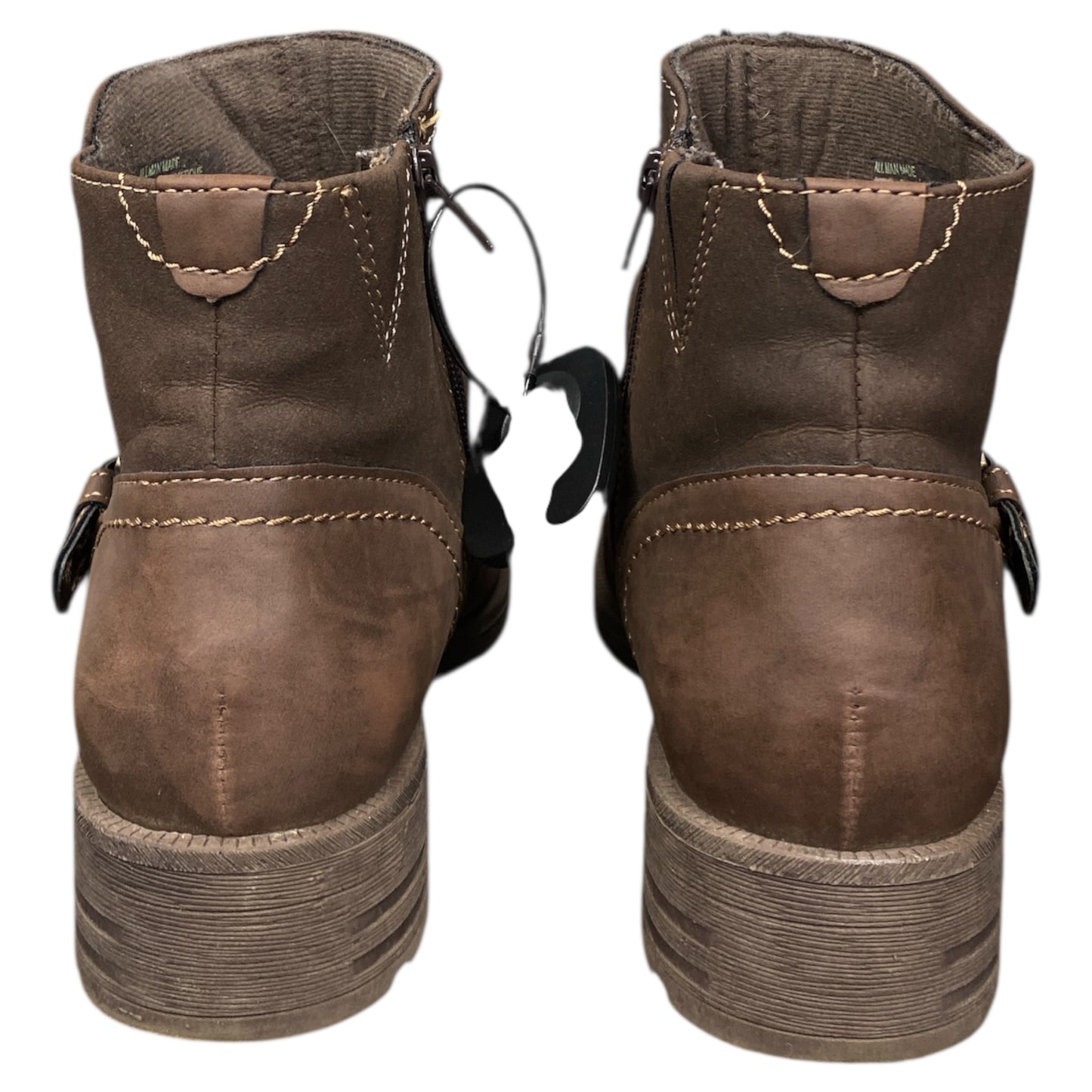 Boots Ankle Heels By Earth In Brown, Size:8.5