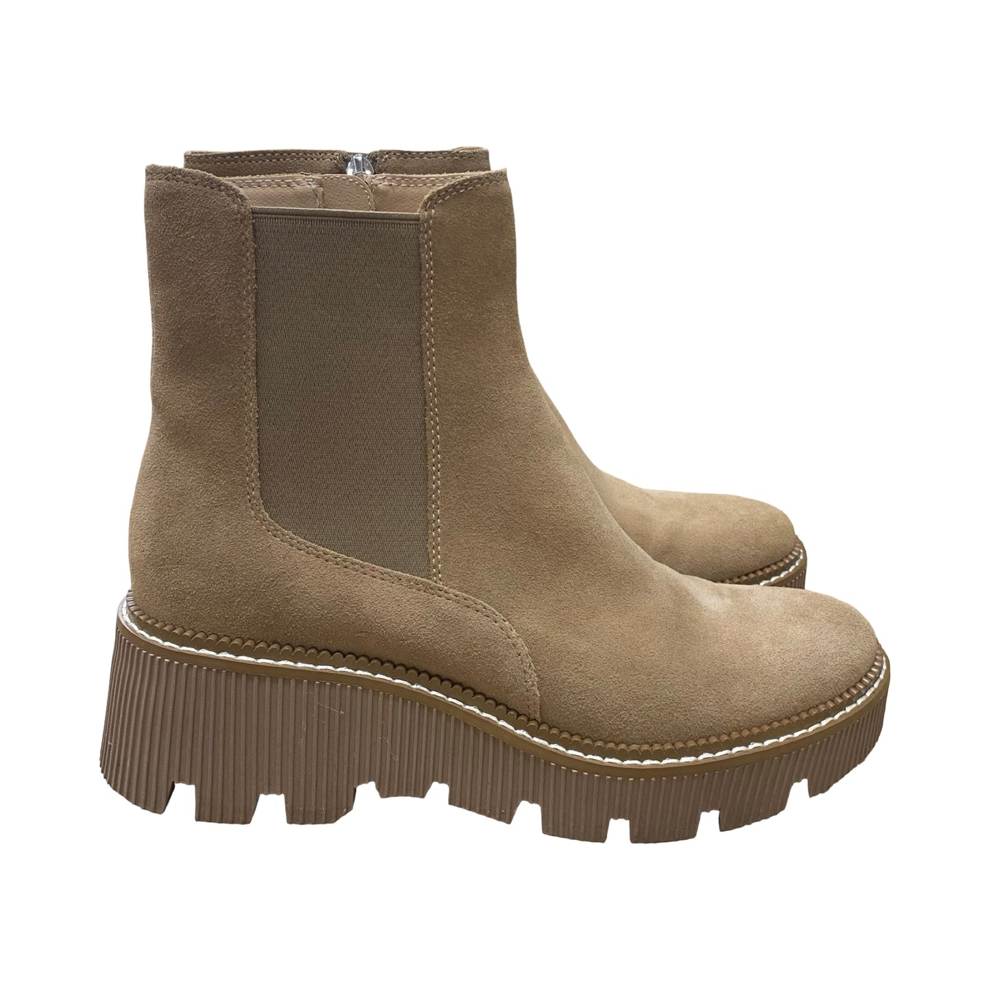 Boots Ankle Heels By Dolce Vita In Brown, Size:9.5