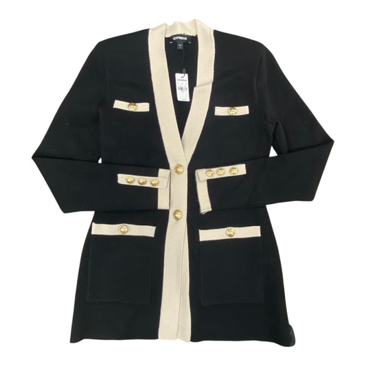Blazer By Express In Black & Cream, Size:S