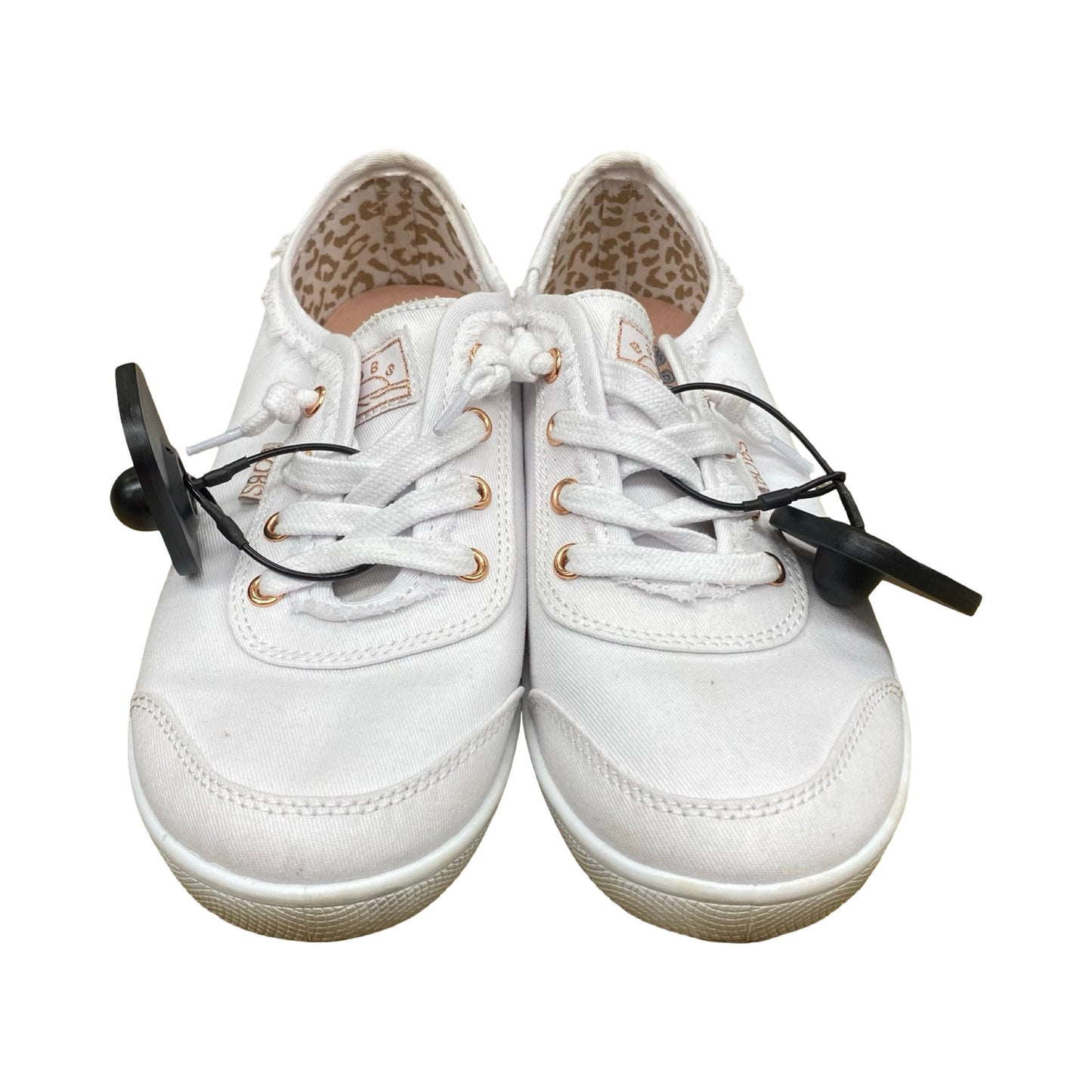 Shoes Sneakers By Bobs In White, Size:6.5