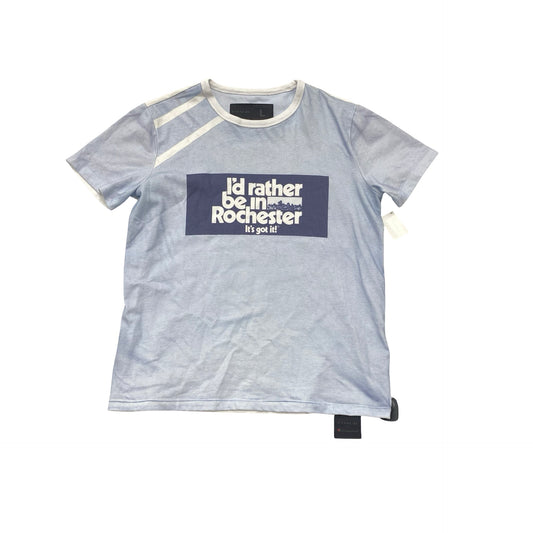 Top Ss Designer By Coach In Blue & White, Size:L