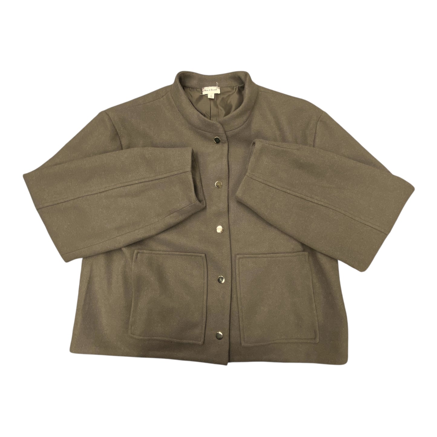 Jacket Other By Hem & Thread In Brown, Size:L