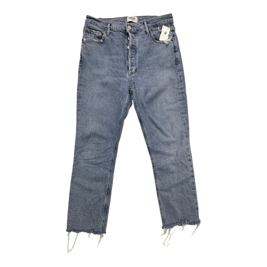Jeans Straight By Agolde In Blue, Size:8