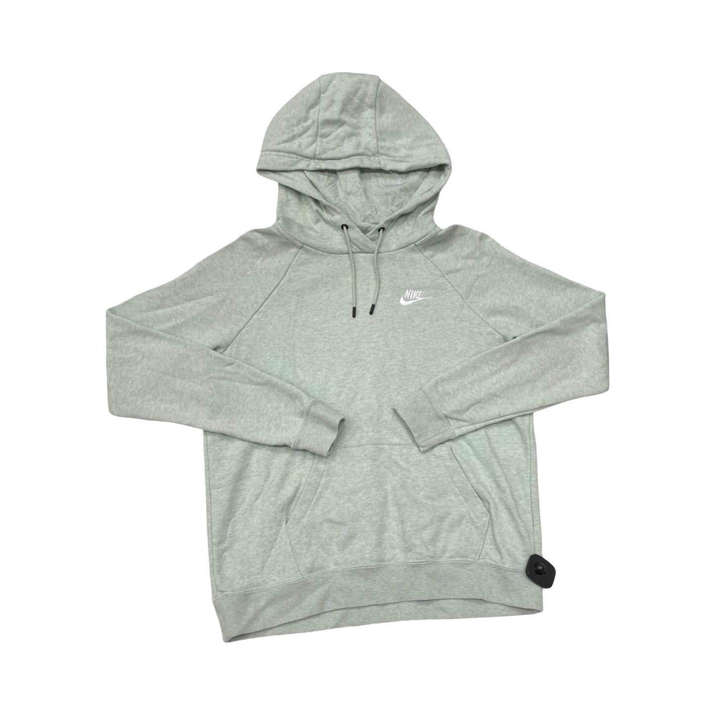 Sweatshirt Hoodie By Nike In Green, Size:M