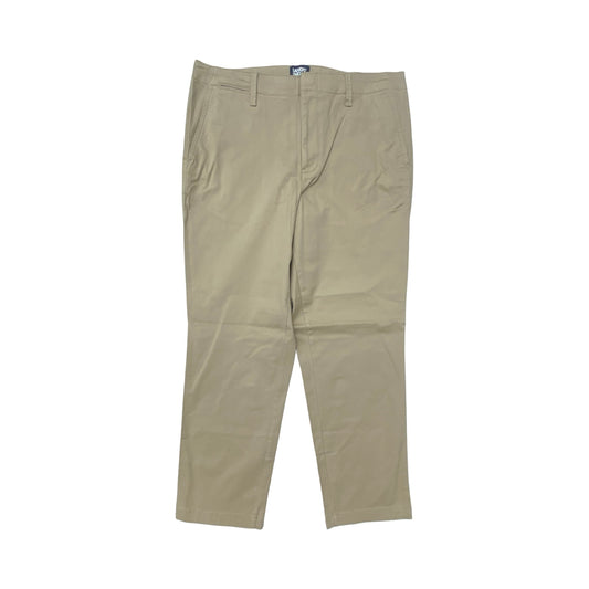 Pants Cropped By Lands End In Tan, Size:14