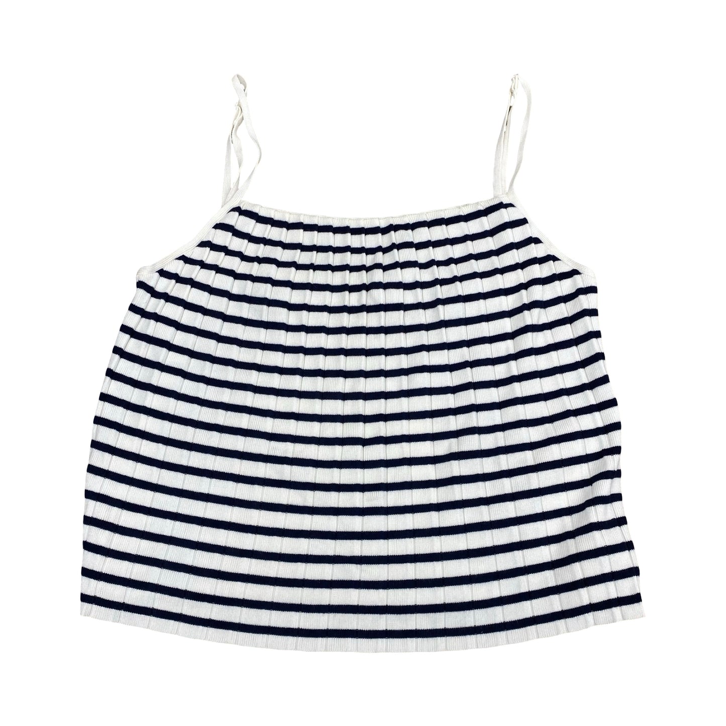 Top Sleeveless By Abercrombie And Fitch In Striped Pattern, Size:L