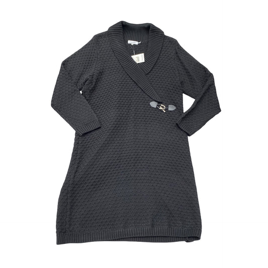 Dress Sweater By Calvin Klein In Black, Size:2X