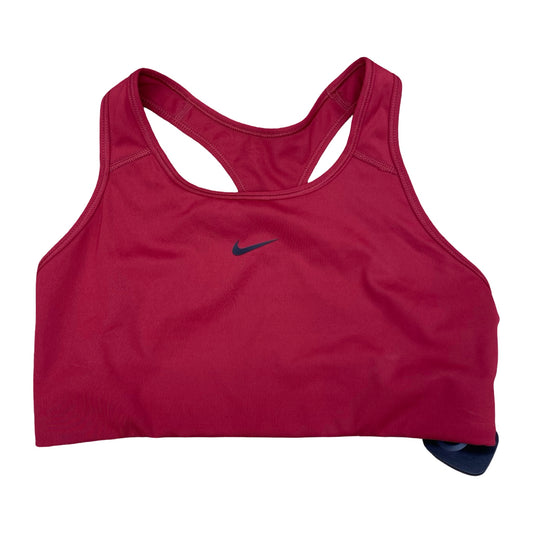 Athletic Bra By Nike In Red, Size:M