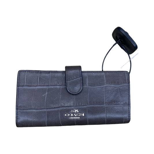 Wallet Designer By Coach In Grey, Size:Medium