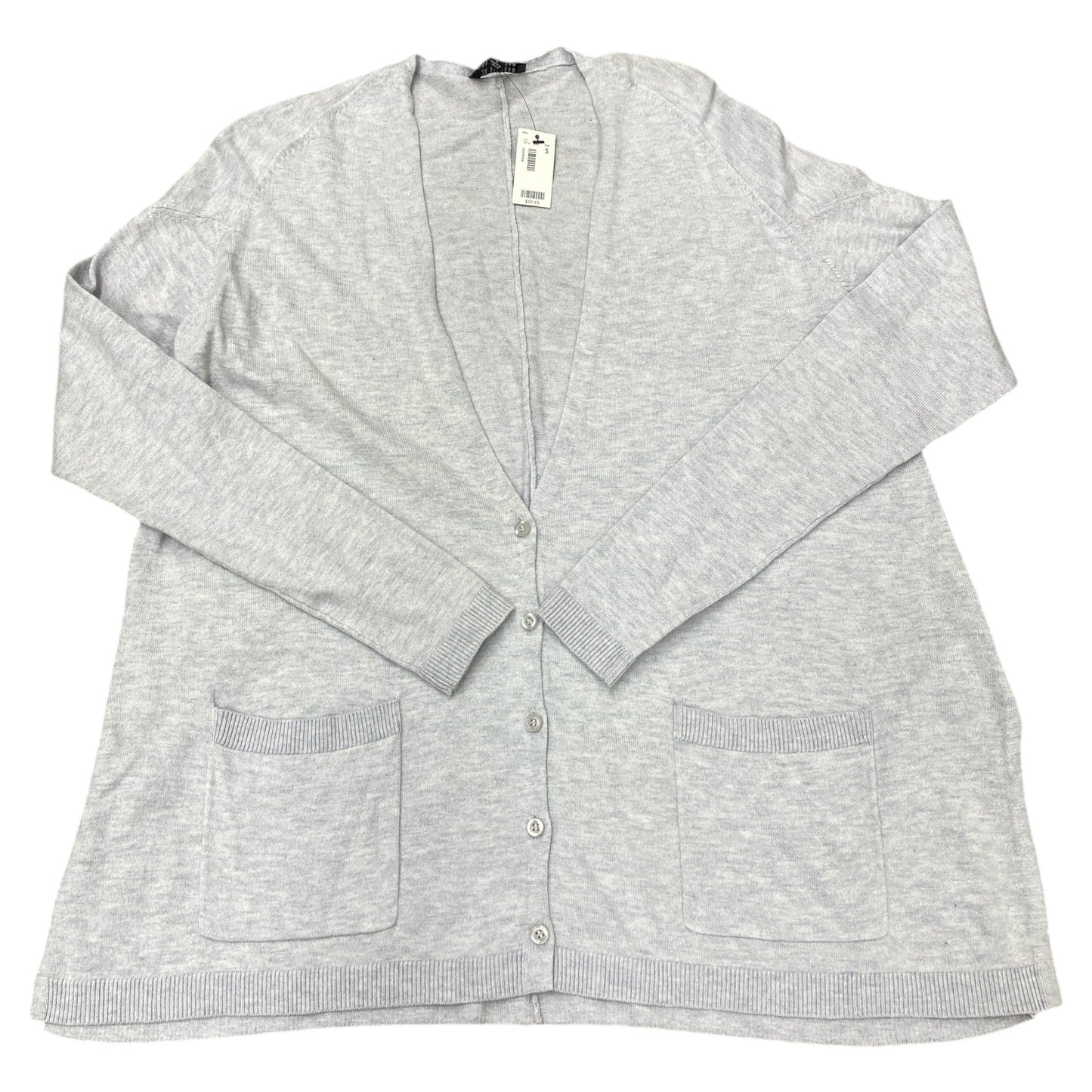 Cardigan By Limited In Grey, Size:S