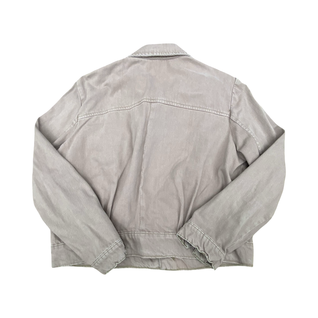 Jacket Denim By Free People In Mauve, Size:S