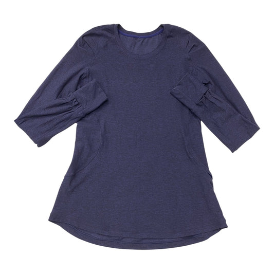 Athletic Sweatshirt Crewneck By Lululemon In Navy, Size:10