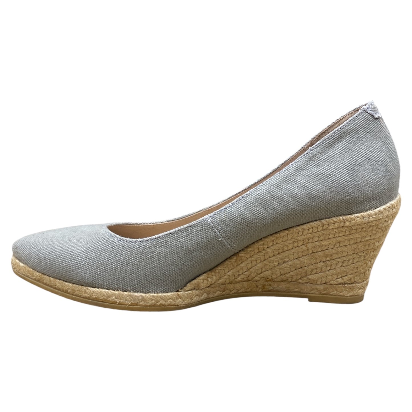 Shoes Heels Wedge By Viscata In Grey & Tan, Size:8.5