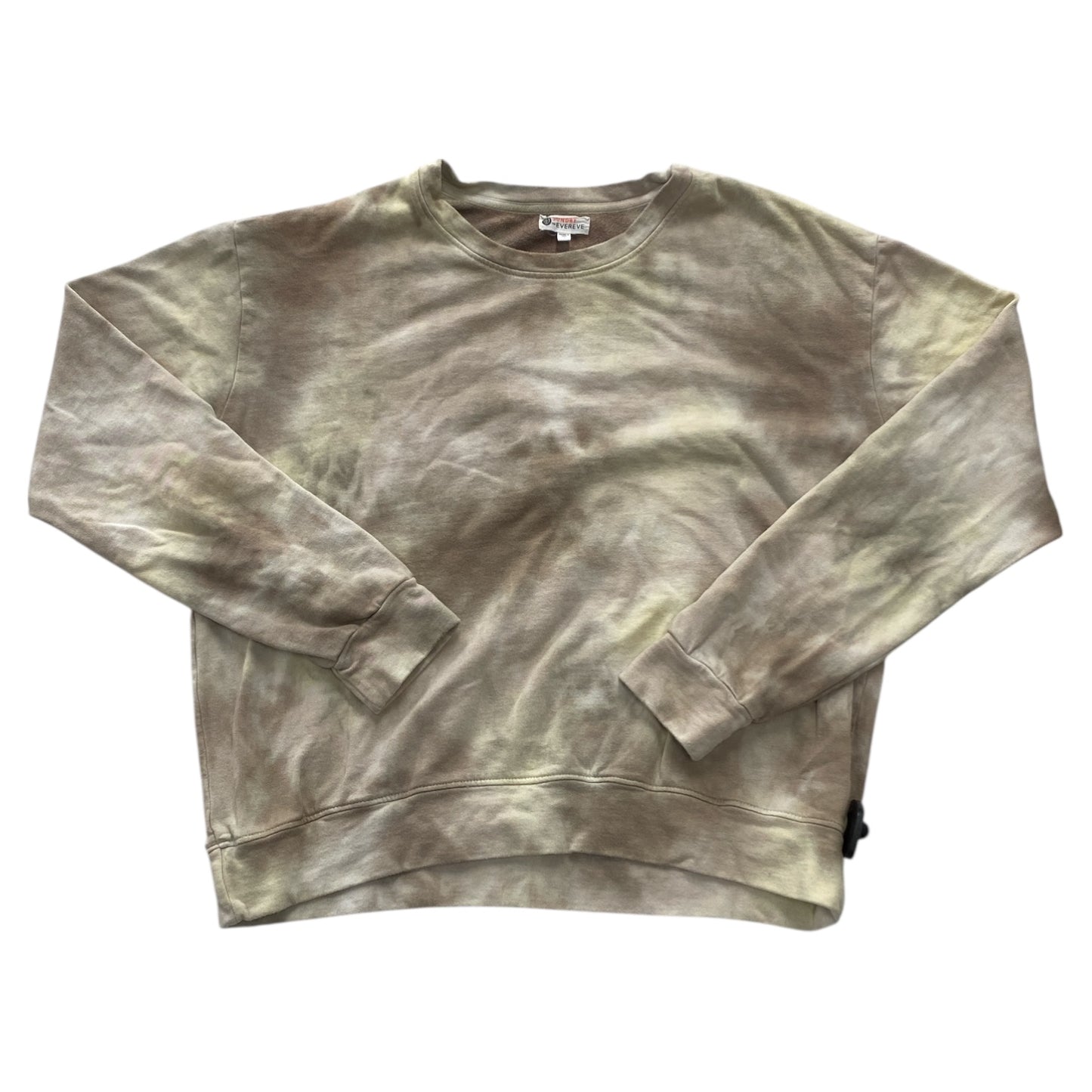 Sweatshirt Crewneck By Sundry In Tan, Size:M