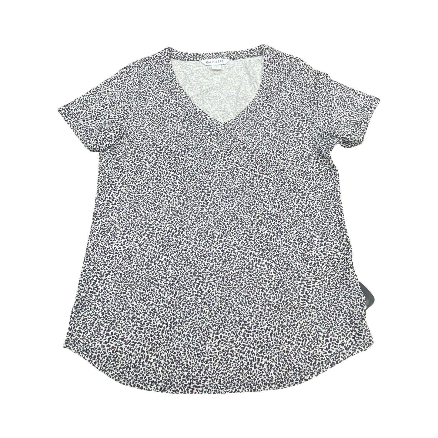 Athletic Top Ss By Athleta In Animal Print, Size:S