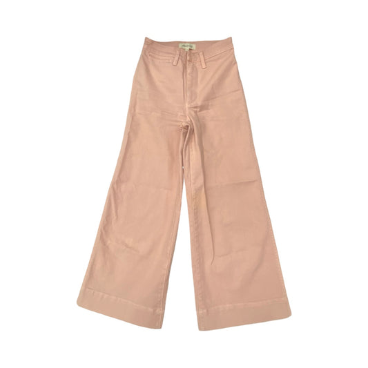 Jeans Wide Leg By Madewell In Pink, Size:0