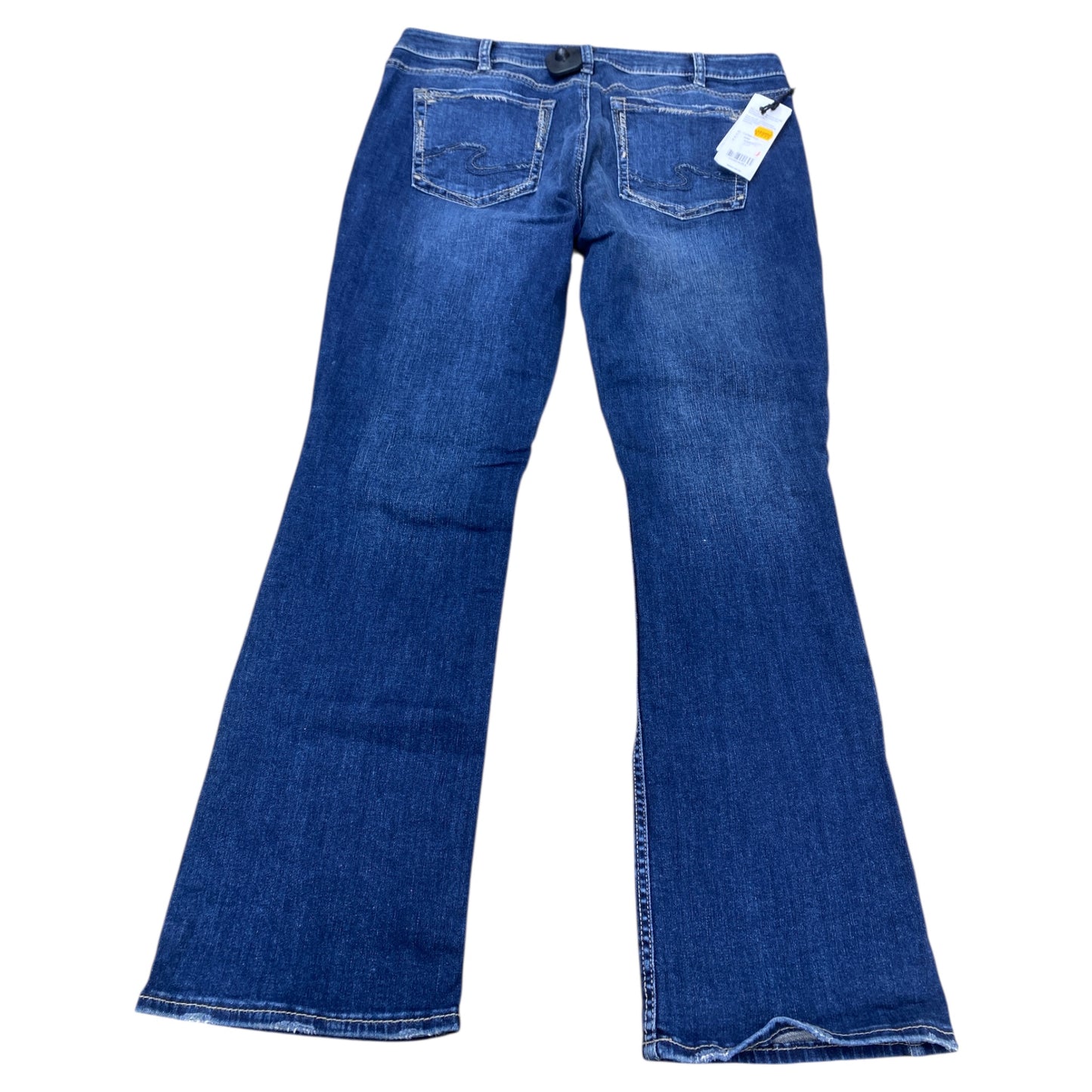 Jeans Boot Cut BySilver Jeans In Blue Denim, Size:18