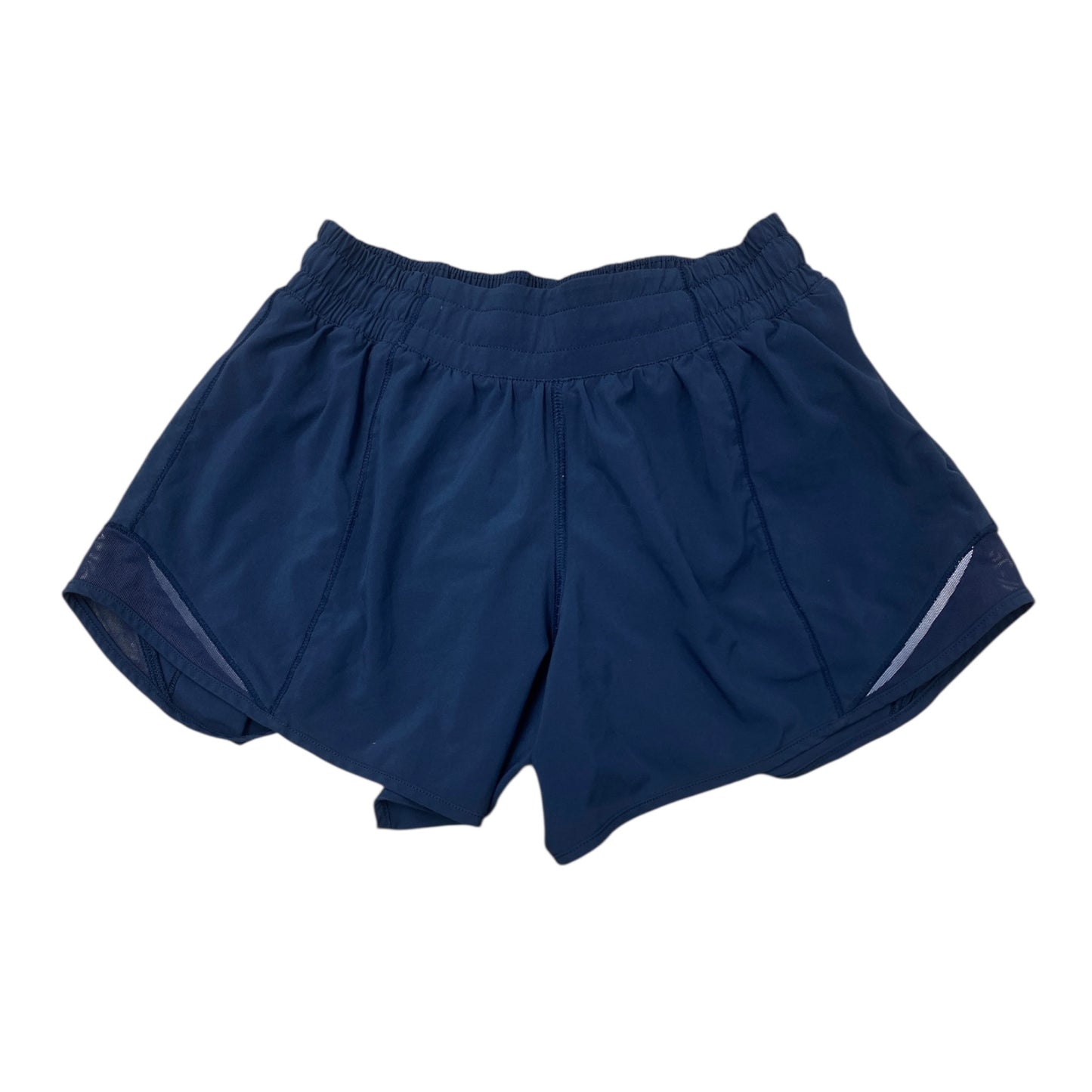 Athletic Shorts By Lululemon In Blue, Size:4