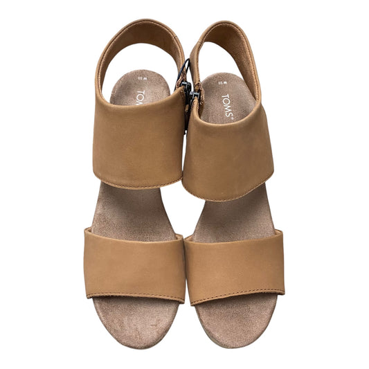 Shoes Heels Block By Toms In Brown, Size:10
