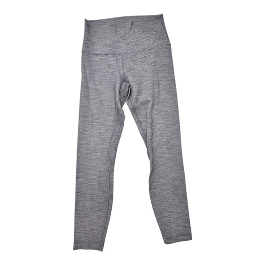 Athletic Leggings Designer By Lululemon In Grey, Size:6