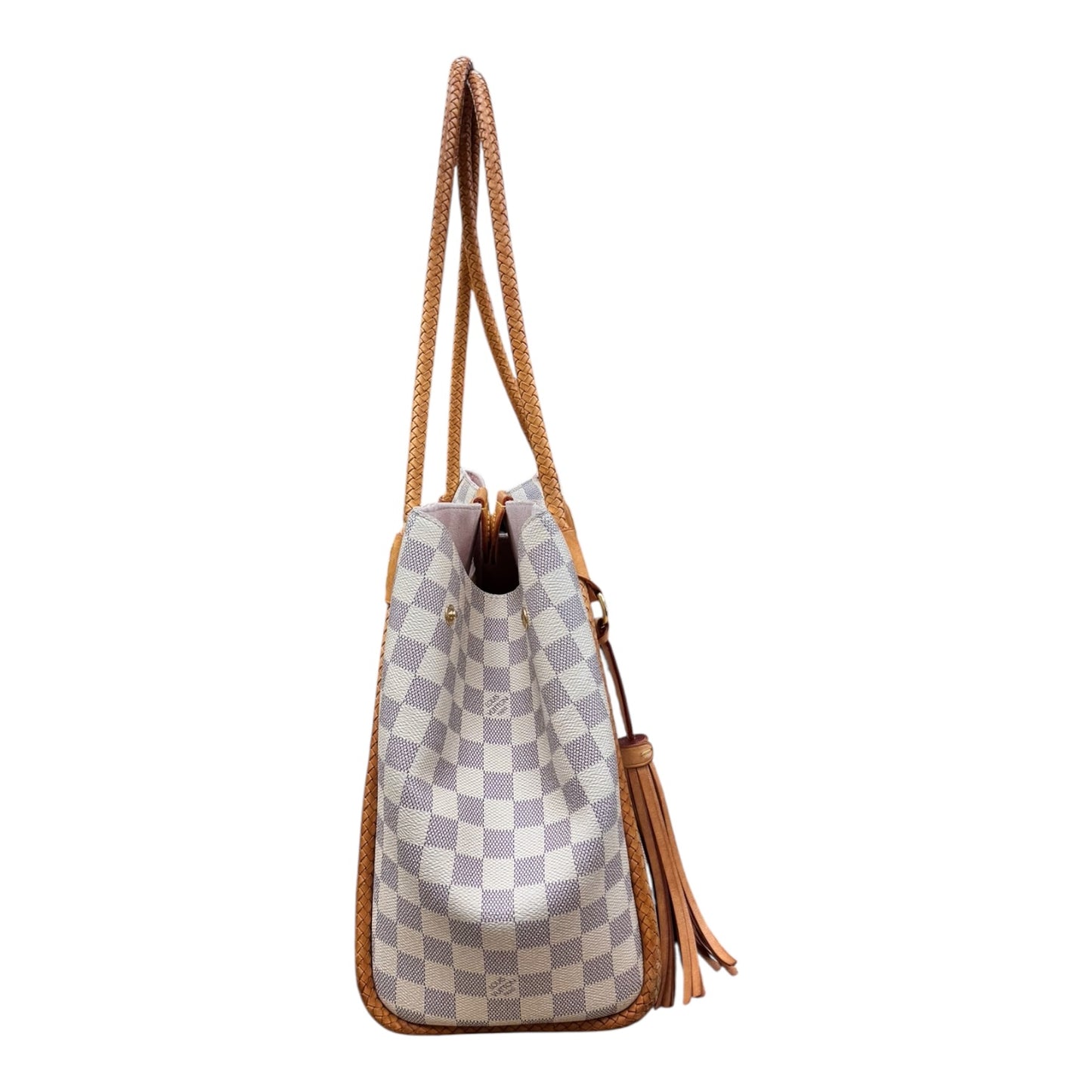 Damier Azur Propriano  Handbag Luxury Designer By Louis Vuitton In Rose Ballerine, Size: Medium (As Is)