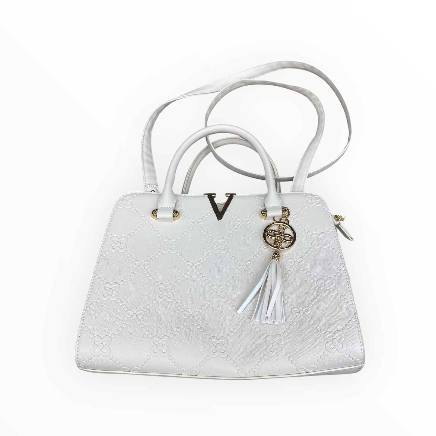 Handbag By Cmc In Cream, Size:Small